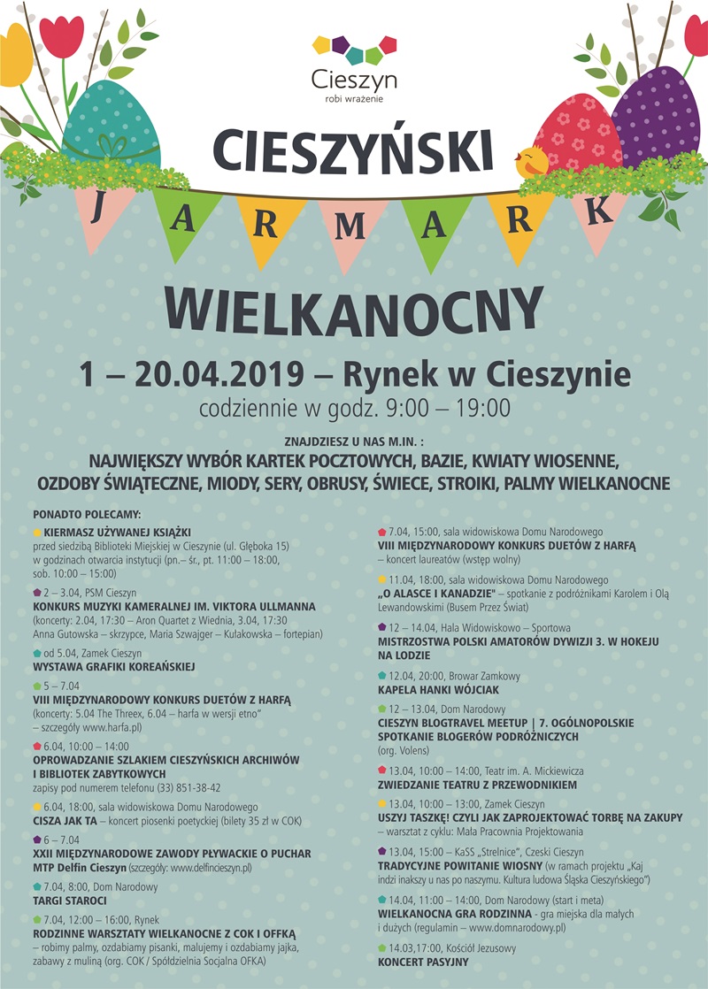 Plakat Jarmark Wielkanocny